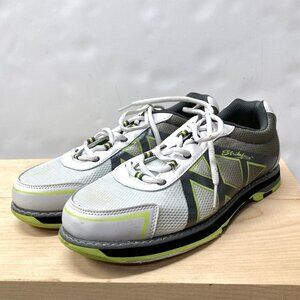 Strikeforce‎ Women’s Kross Bowling Shoes, Size 9.5, White, Gray, Yellow-Greenish